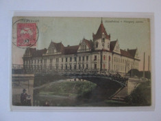 Rara! Timi?oara-Cartierul Iosefin:Palatul Horgony/Ancora,carte postala circ.1909 foto