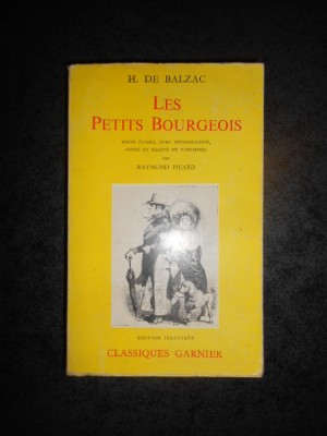 HONORE DE BALZAC - LES PETITS BOURGEOIS (1960) foto