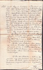 A3072N Contract cu sigiliu &icirc;n ceară roșie, anul 1829, comitatul Solnocul Interior, Transilvania, &icirc;n limba maghiară