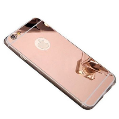 Husa Apple iPhone 8, Elegance Luxury tip oglinda Rose-Gold foto