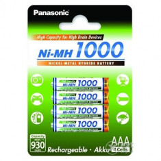 Acumulatori Panasonic AAA R3 1000mAh 4 Bucati / Set foto
