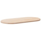 Cumpara ieftin Blat de masă, 100x50x2,5 cm, lemn masiv de pin, oval