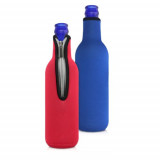 Set 2 Huse termice pentru sticle, 330-500ml, Neopren, Rosu/Albastru, 50014.05, Kwmobile