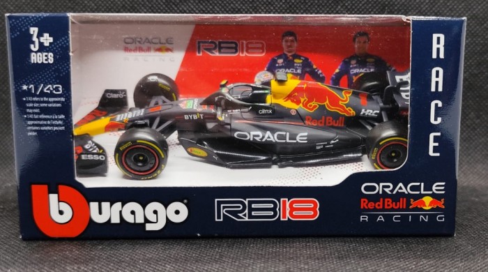Macheta Red Bull RB18 Formula 1 Max Verstappen - Bburago 1/43