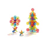 Set de constructie STEAM Fulgi de zapada, 112 piese educative