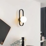 Aplica Juliet 1x E14 Alb Negru ModernLight Concept