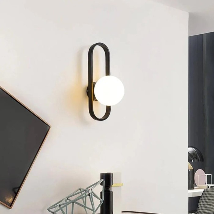 Aplica Juliet 1x E14 Alb Negru ModernLight Concept