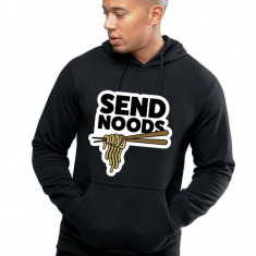 Hanorac Barbati Negru - Send Noods - S