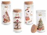 Cumpara ieftin Set 4 lumanari Craciun parfumate &Oslash; 6 cm x 14,5 H
