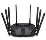 ROUTER MERCUSYS wireless 6000Mbps, 3 porturi LAN Gigabit, 1 port WAN 2.5 Gigabit, Dual Band AX6000 8 x antene externa, Wi-Fi 6, &quot;MR90X&quot; (timbru verde