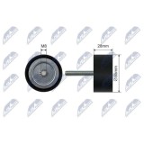 Rola intinzator curea transmisie Opel Astra J, Astra J Gtc, Astra K, Cascada, Insignia A, Insignia A Country, Insignia B, Insignia B Grand Sport,