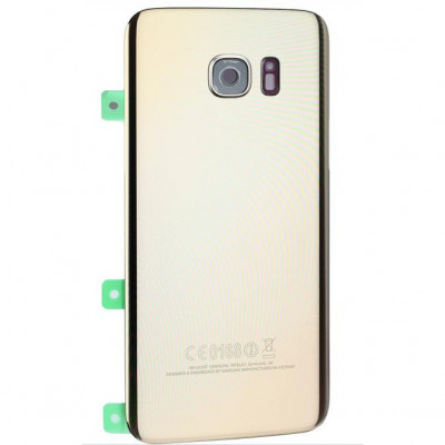 Capac Baterie Samsung Galaxy S7 Edge G935, Gold, SWAP Grad A foto