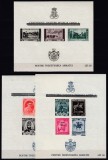ROMANIA 1939/1940 LP 136 CENTENARUL NASTERII REGELUI CAROL I PENTRU INZESTRAREA ARMATEI SUPRATIPAR ROMA BERLIN SUPRATIPAR NEEMIS SET NEDANTELAT MNH