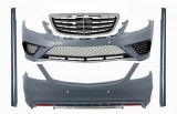 Pachet Exterior cu Grila Centrala Mercedes S-Class W222 (2013-06.2017) S63 Design Performance AutoTuning