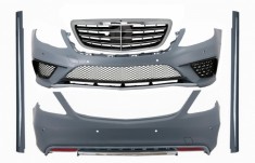 Pachet Exterior cu Grila Centrala Mercedes S-Class W222 (2013-06.2017) S63 Design Performance AutoTuning
