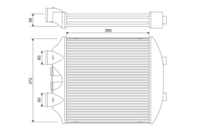 VALEO 818393 Intercooler, compresor foto
