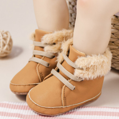 Ghetute maro pentru bebelusi - Shinny (Marime Disponibila: 3-6 luni (Marimea 18 foto