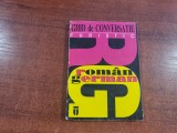 Ghid turistic si de conversatie roman-german de Dumitru Cricoveanu
