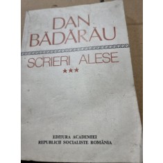 Scrieri alese 3 - Dan Badarau