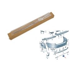 Ornament spoiler spate Skoda Superb (3V), 05.2015-06.2024 Model Liftback, partea central, crom,