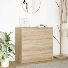vidaXL Bufetă Stejar Sonoma 80x35x76 cm Lemn prelucrat 861735