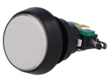 Comutator apăsare alb SPDT 10A 250VAC