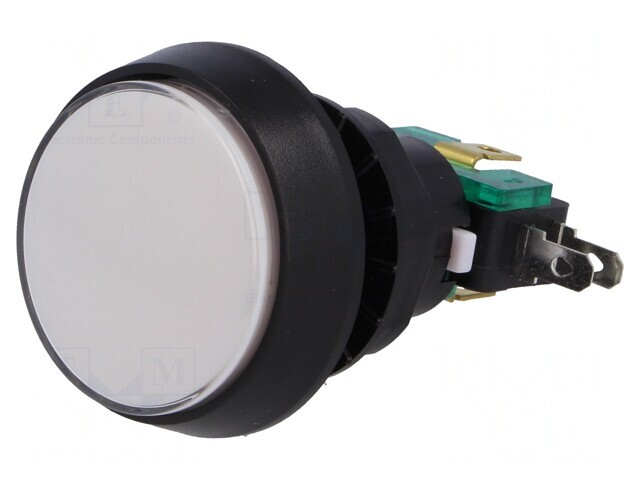 Comutator apăsare alb SPDT 10A 250VAC