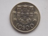 10 ESCUDOS 1972 PORTUGALIA-AUNC