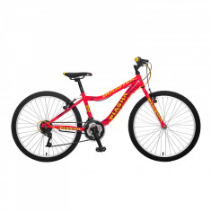 Bicicleta Copii Booster Plasma - 24 Inch, Roz foto