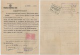 Romania, Primaria municipiului, Certificat, Sibiu, 1944