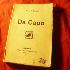 Radu D.Rosetti - Da Capo - Prima Editie Alcalay 1919 , 176 pag - Poezii