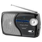 Radio portabil Kruger Matz, FM/ AM, iesire pentru casti, alimentare la piza sau baterii, Kruger&amp;Matz