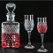 Set Decantor bauturi 1.2l cu 6 pahare sticla picior 200ml Turin Art DS0400GCL CNN46938