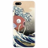 Husa silicon pentru Huawei Y5 Prime 2018, Great Wave Fish