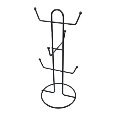 Suport vertical din metal pentru cani, negru mat, SM017C, 360 mm foto