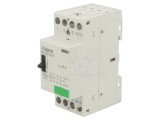 Contactor 4 poli ISKRA 25A 24V AC/DC pentru șină DIN