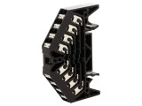 Conector de &Icirc;mbinare Șine 1,5mm2 4 Piste 16 Borne Negru 250VAC
