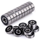 Set 10 Rulmenti 609 2RS, 9x24x7mm, Otel, Plastic, Auto, Moto, Industriale, Casnic