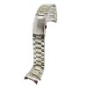Bratara de ceas bicolora cu capete curbate 20mm, 22mm WZ2880, Time Veranda
