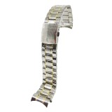 Cumpara ieftin Bratara de ceas bicolora cu capete curbate 20mm, 22mm WZ2880, Time Veranda