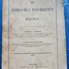 F130-I-Inscriptiile romane in Dacia Viena 1885 in germana. Stare buna.