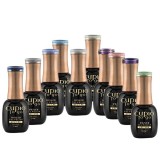 Cumpara ieftin Kit 10 culori oje semipermanente Gold Collection, Cupio