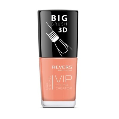 Lac de unghii Vip, 3D, Revers, portocaliu, 12 ml, Nr 072 foto