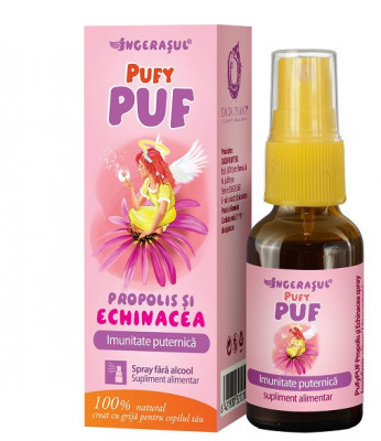 Propolis si echinaceea &amp;quot;pufy puf&amp;quot; fara alcool (spray) 20ml dacia plant foto