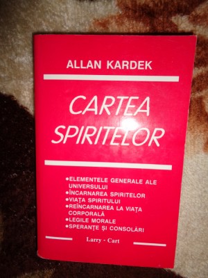 Cartea spiritelor - Allan Kardek foto