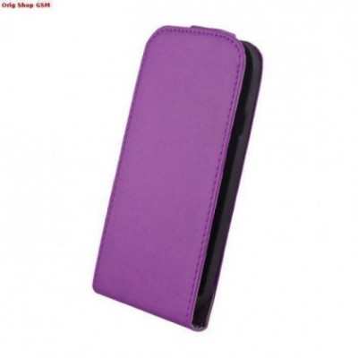 Husa piele Samsung Galaxy Note 3 Elegance Mov foto