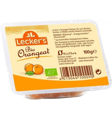 Coaja de Portocala Bio 100 grame Lecker`s foto