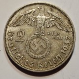 Germania Nazista 2 reichsmark 1937 D argint, Europa