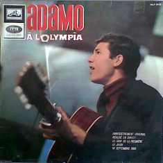 Vinil Adamo ‎– Adamo À L'Olympia (VG)