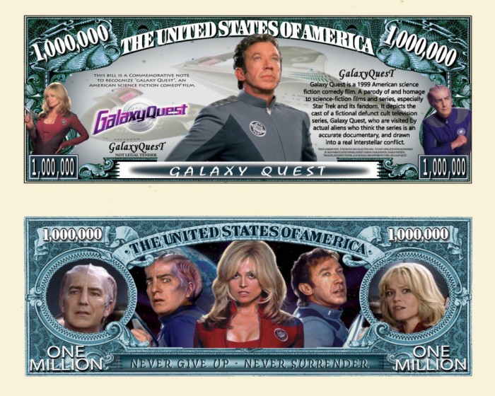 !!! SUA = FANTASY NOTE (TJ6) = FILMUL GALAXY QUEST - 2020 - UNC